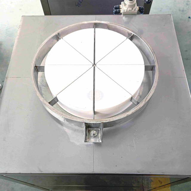 Mesin pemotong keju automatik omboh pneumatik