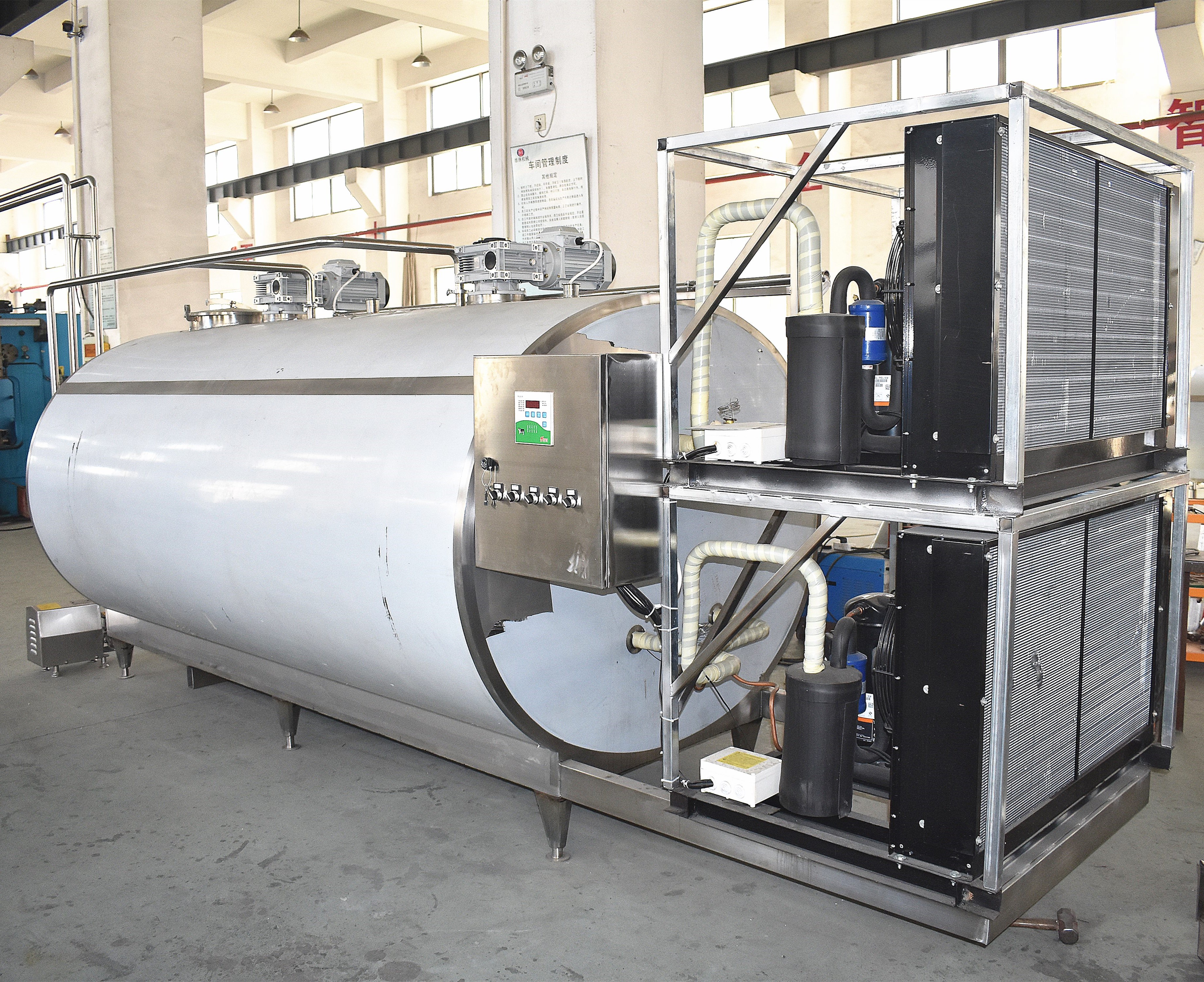 tangki penyejuk susu