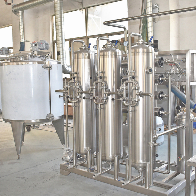 Keluli tahan karat 304 sistem penapis air osmosis terbalik