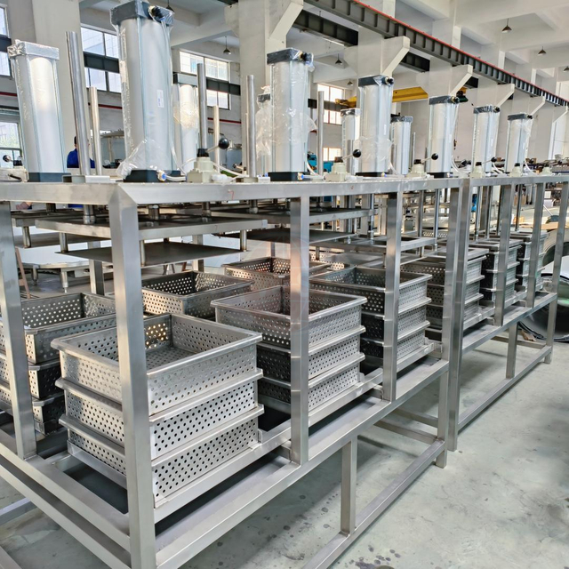 Mesin penekan keju silinder automatik