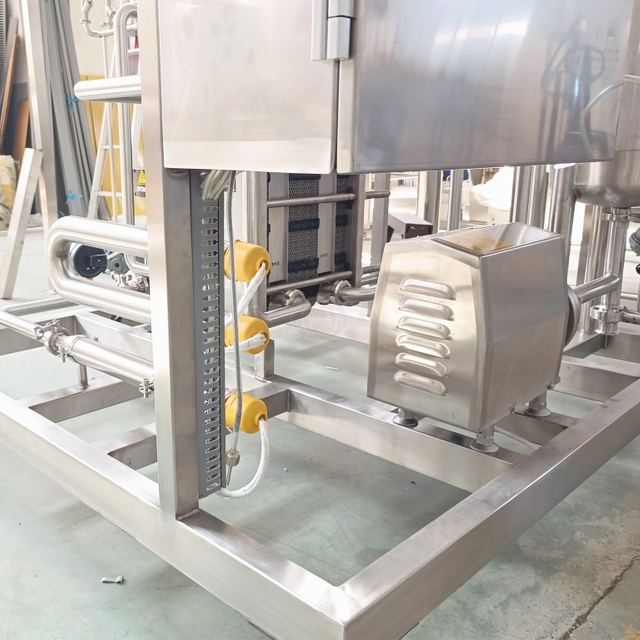 Pemanasan elektrik 500-1000 liter pasteurizer susu untuk dijual