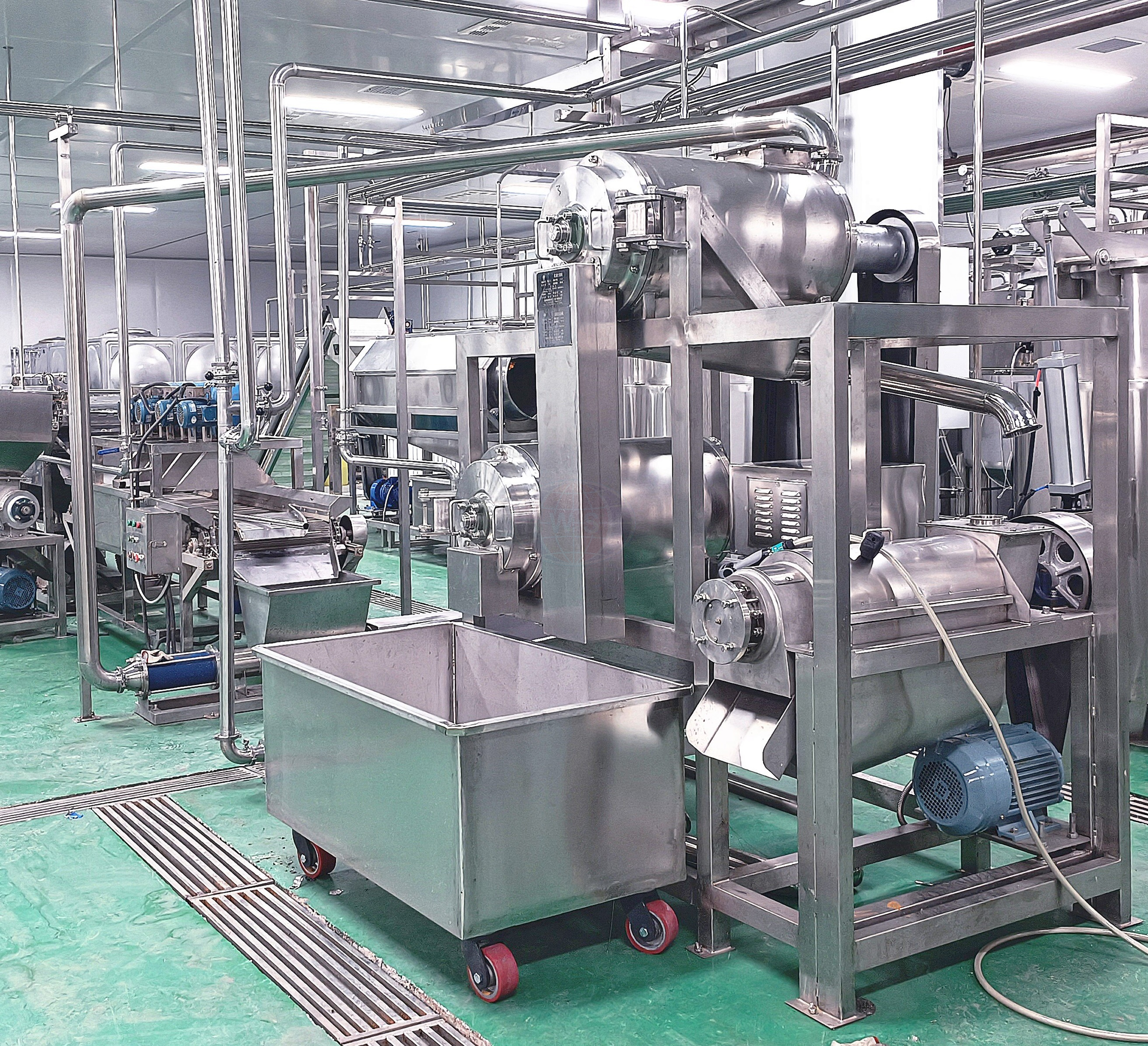 Peralatan pemprosesan jus buah-buahan industri dan mesin perahan