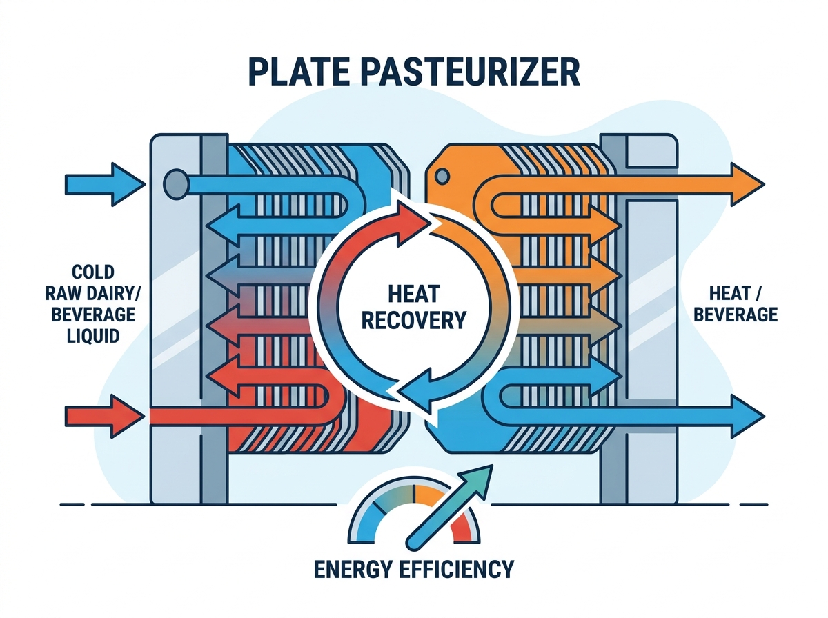 Peralatan Pasteurizer Pinggan