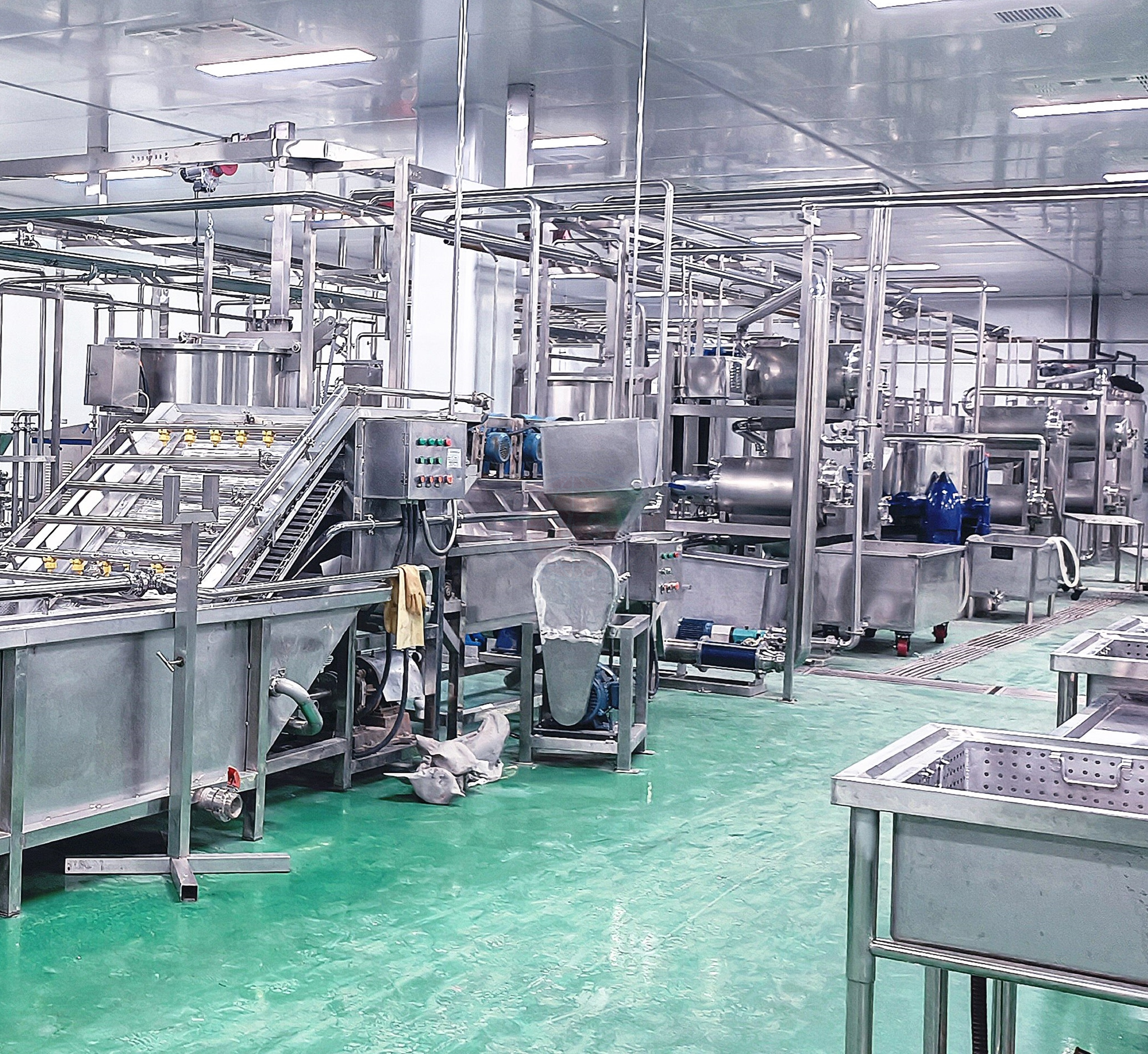 Susun Atur dan Peralatan Loji Pemprosesan Jus Industri