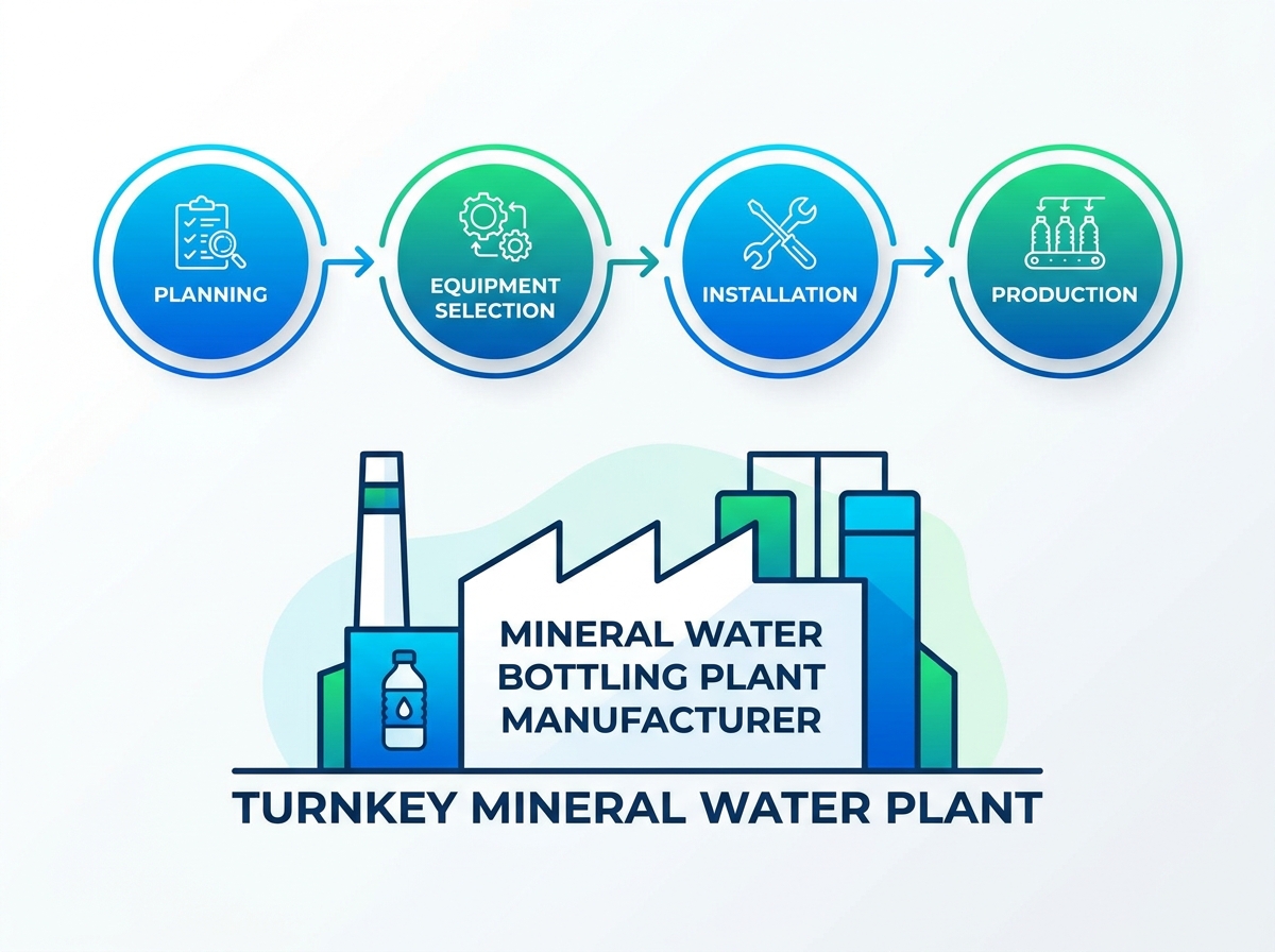 persediaan kemudahan pengeluar loji pembotolan air mineral